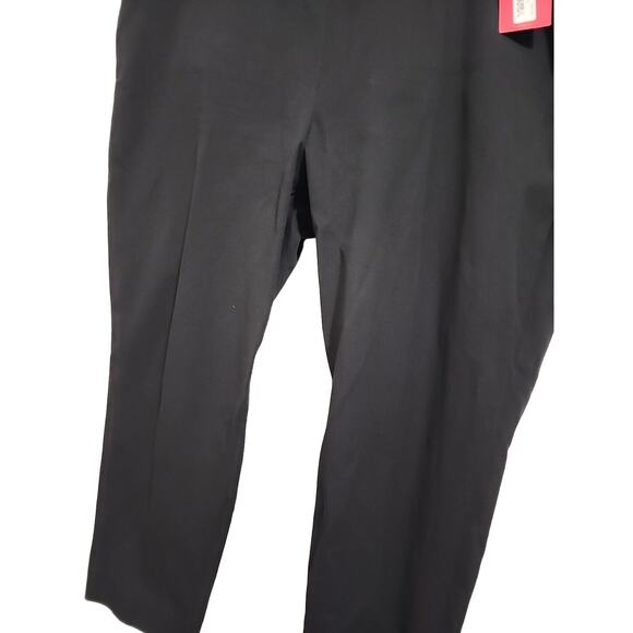 Spanx Women Backseam Skinny Elastic Waist Pull On Black Cropped Pant Size 2XP - Picture 2 of 7